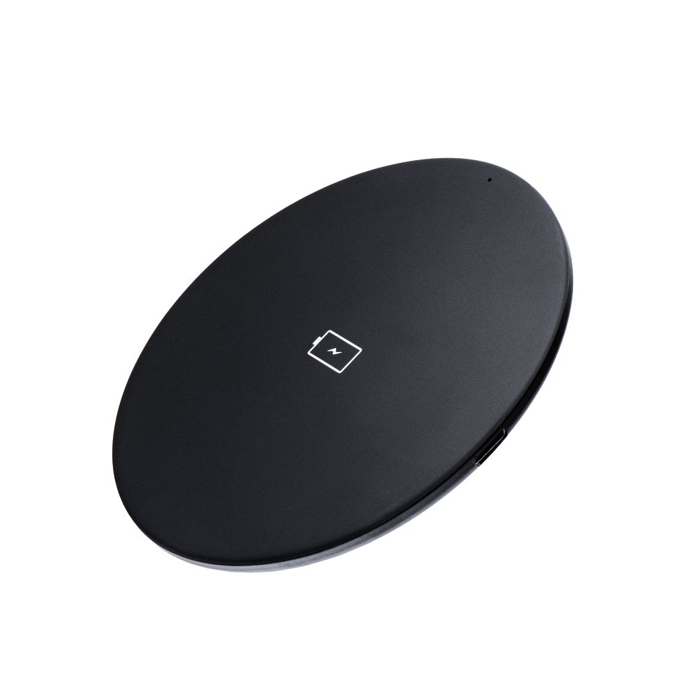 Ładowarka indukcyjna Forcell QC 15W + kabel USB C do USB A czarna