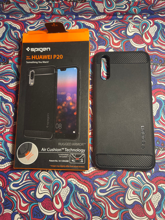 Etui Spigen Rugged Armor Huawei P20 - black
