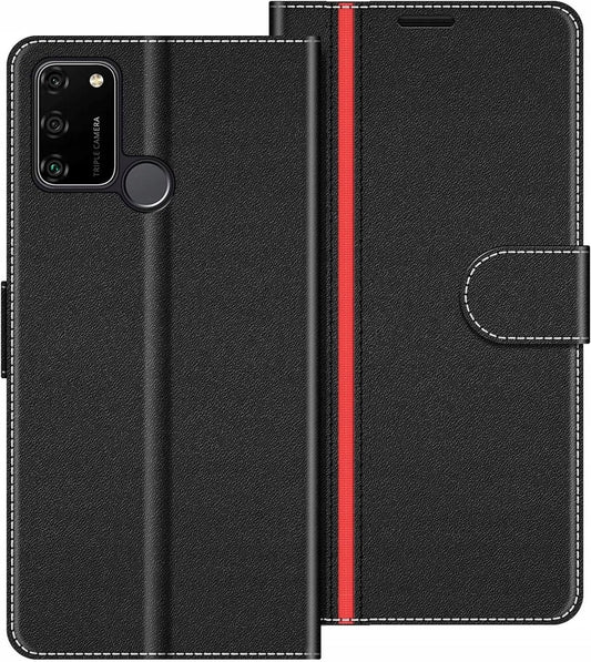 Etui skórzane z klapką COODIO do Honor 9a