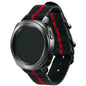 ✅‼ WYPRZEDAŻ !! ✅ Pasek do smartwatcha Samsung – 20 mm- Strap Studio / czarno-czerwony