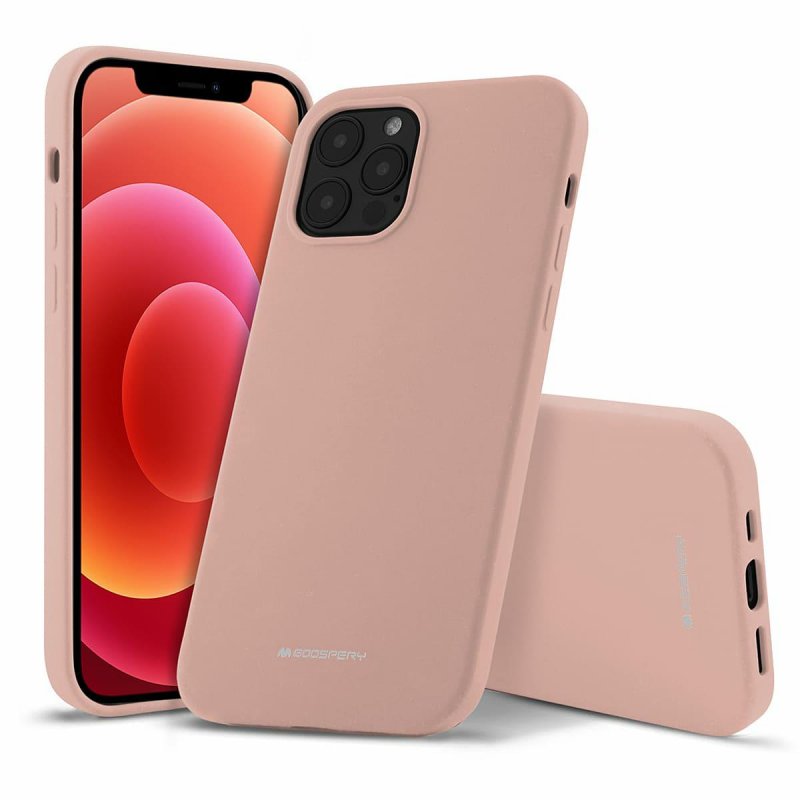 Etui MERCURY Silicone do Samsung S20+ różowo piaskowy