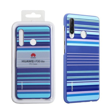 Etui Oryginalne do Huawei P30 lite - wzór niebieski
